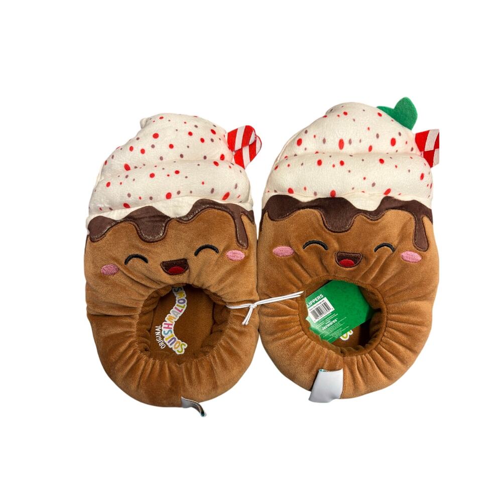 Hot cocoa squismallow slippers size 13/1 Child gift